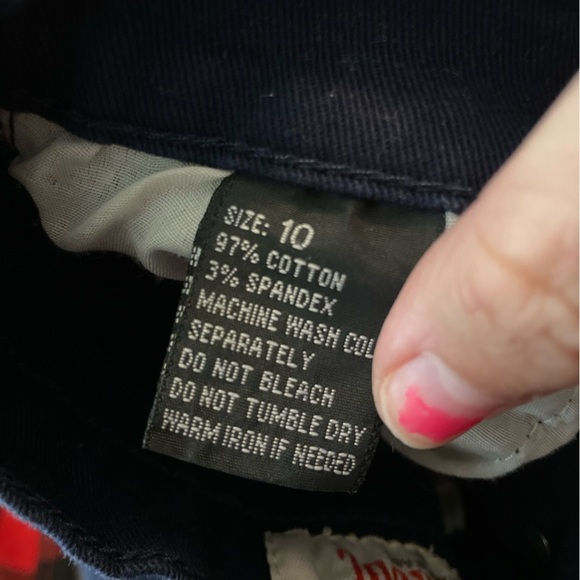 Old Skool Boys Dark Blue Straight-Leg Jeans size 10 - Picture 6 of 7